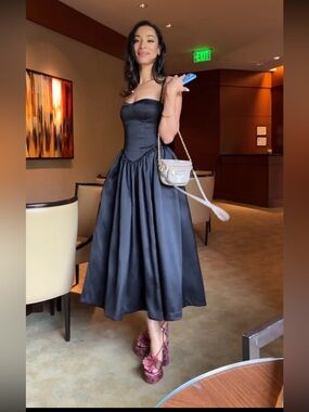 cut out club dress The Nina Midi White subcategory_Maxi Dress Size:38 - Ready To Wear The self Gown Party Wear Cotton